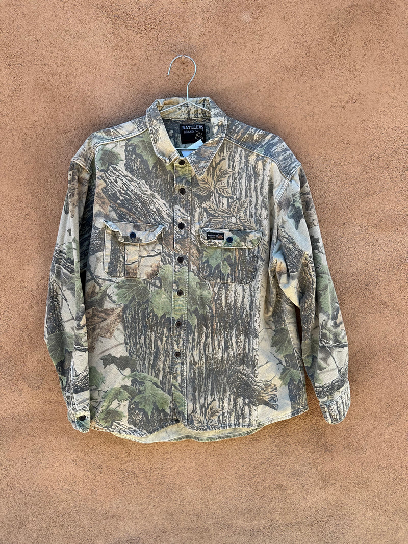 Rattlers Brand Woodland Camo Shirt