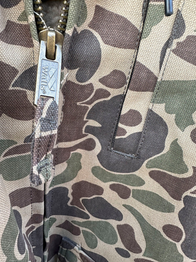 Walls Camo Canvas Hooded Jacket -LT