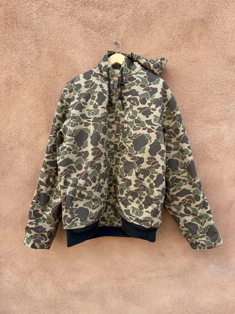 Walls Camo Canvas Hooded Jacket -LT