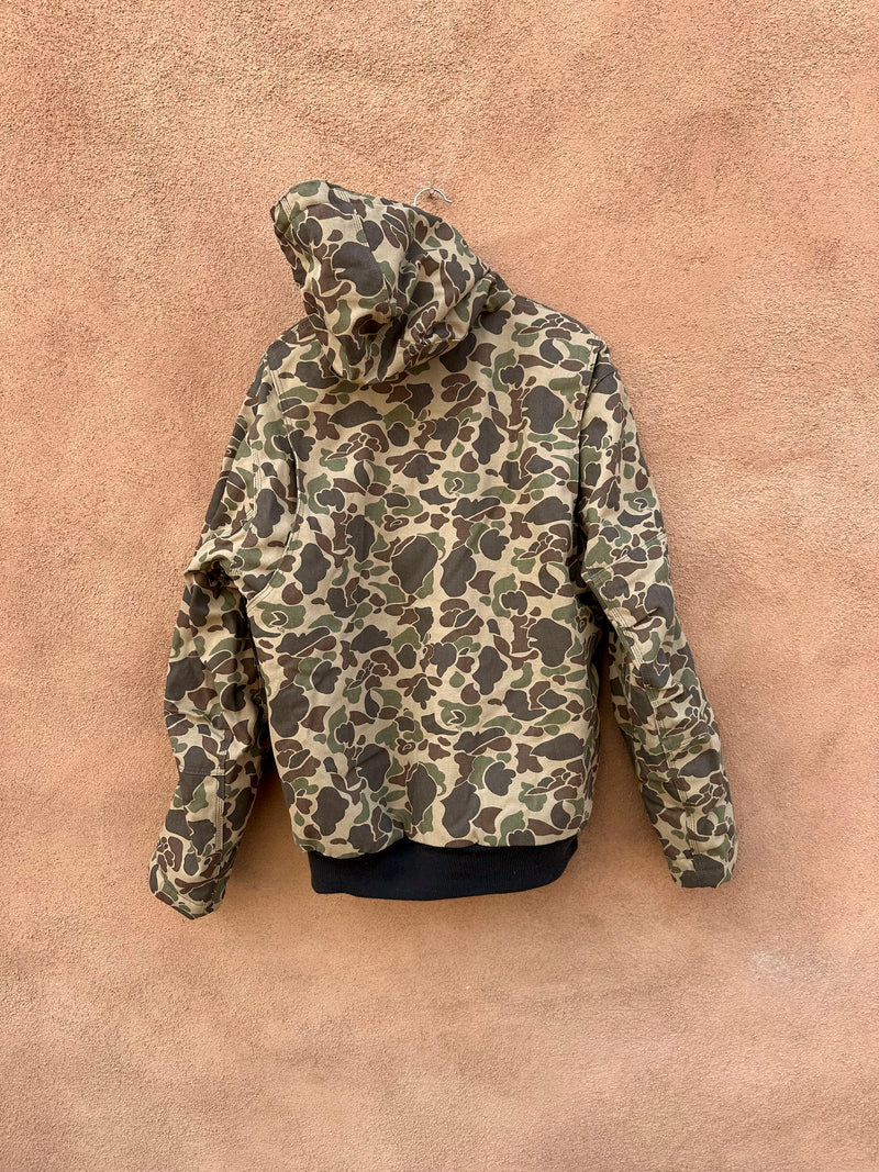 Walls Camo Canvas Hooded Jacket -LT