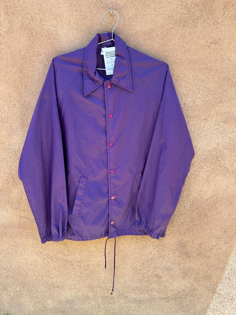 1970's abco Purple Windbreaker - Made in USA