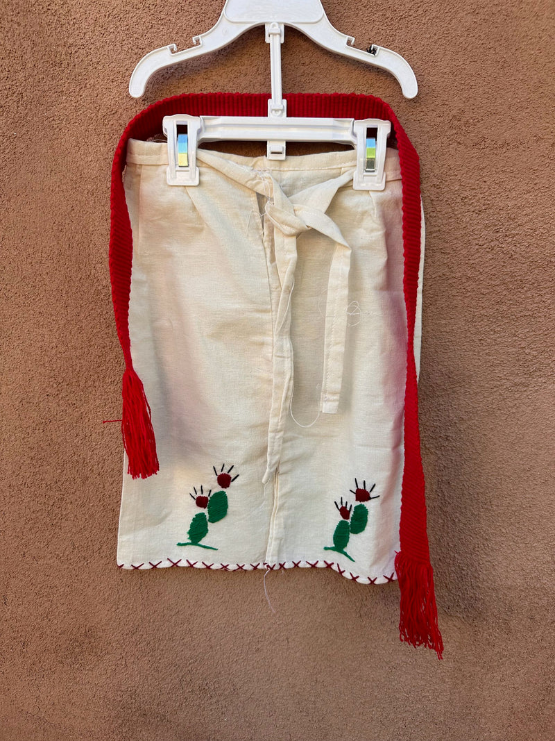 1950's Kid's Cotton Mexican Set with Virgen de Guadalupe