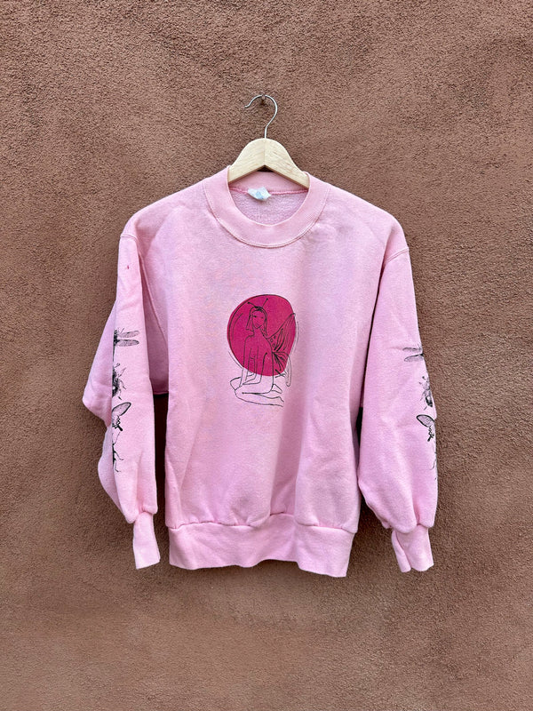 Dragonfly Fairy Pink Sweatshirt