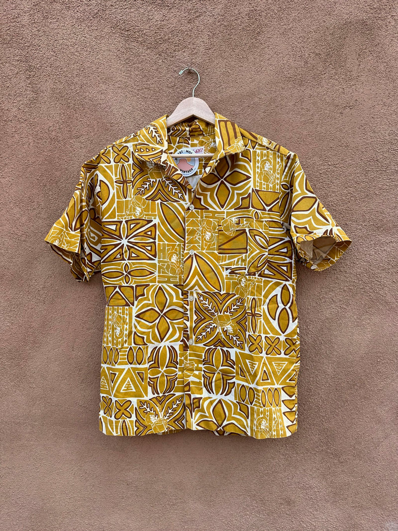 1960's Kahili Island Shirt - Honolulu, Hawaii