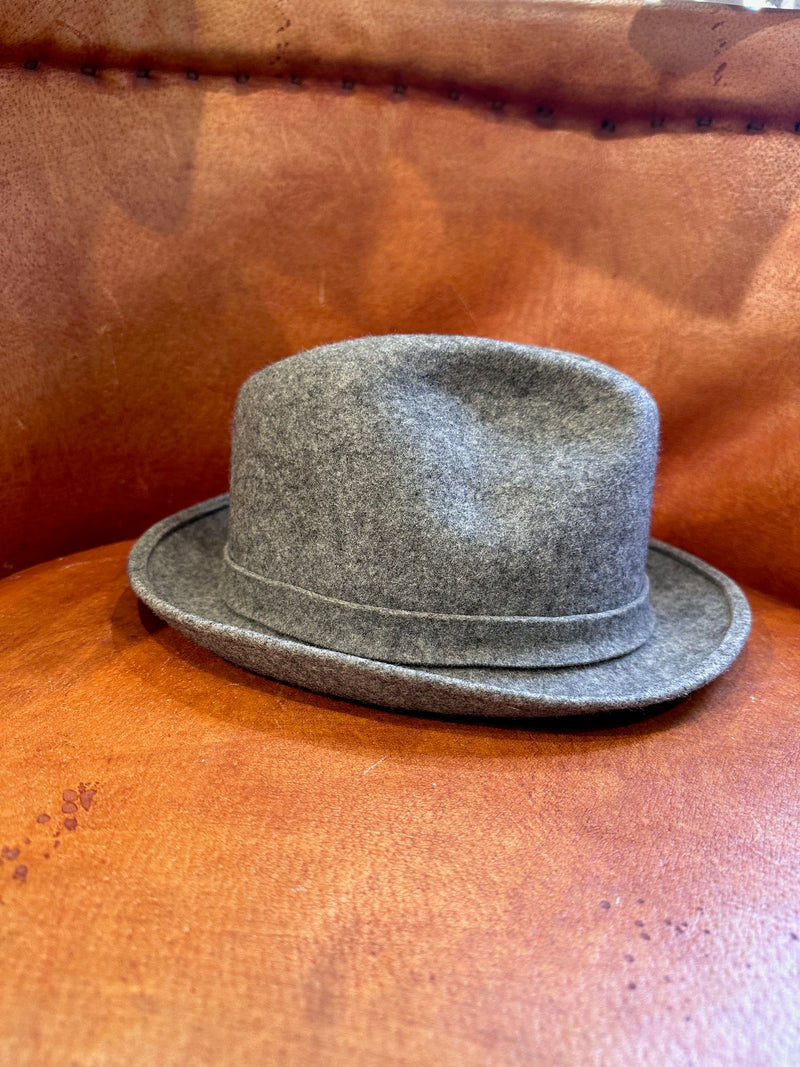 1970's Gray Wool Pendleton Trilby Hat