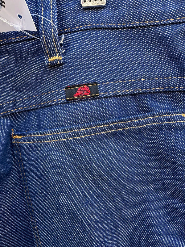 Red Cap Straight Leg Denim Jeans 34 x 30 - American Made