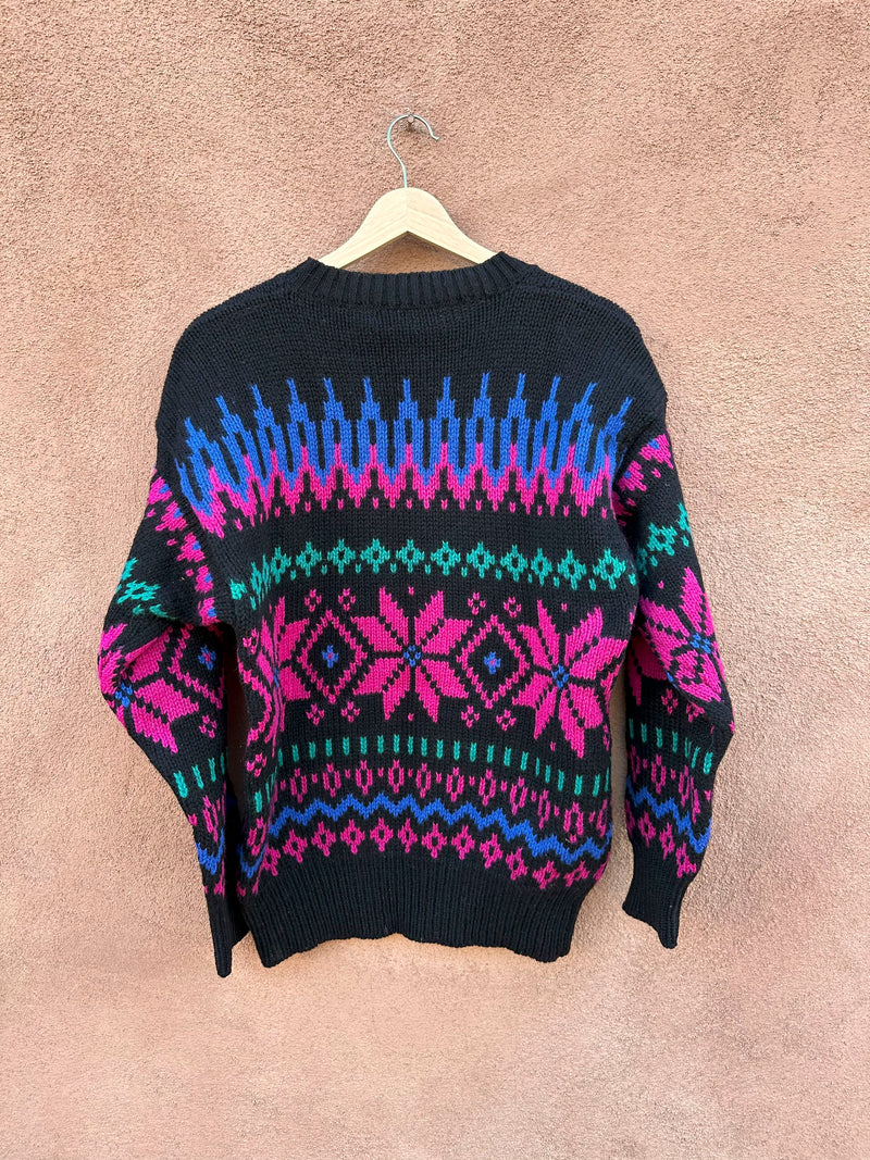 Studio by Michelle Stewart 100% Wool Ski Sweater