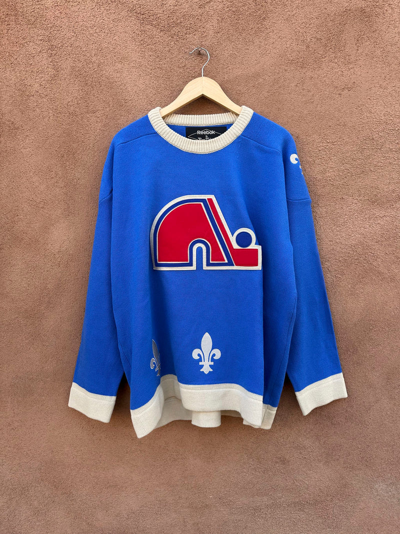 Quebec Nordiques Sweater by Reebok - Large