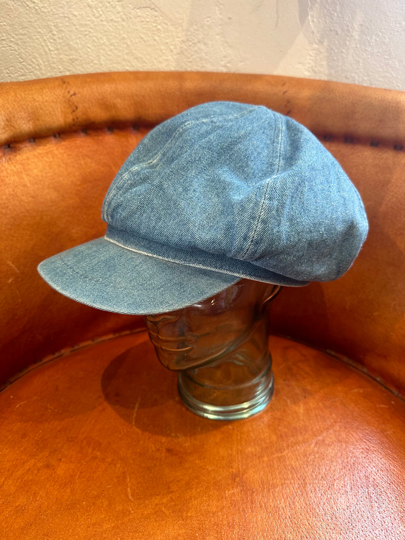 80's Denim Newsboy Cap