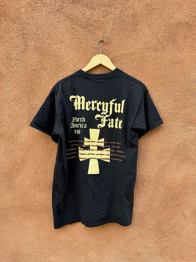 1995 Mercyful Fate North America Tour T-shirt - Skull