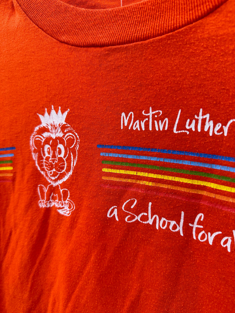 Martin Luther King Jr. 1980's Orange T-shirt