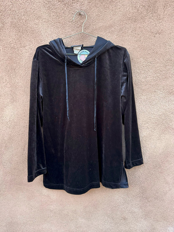 1980's California Krush Velveteen Hoodie - small