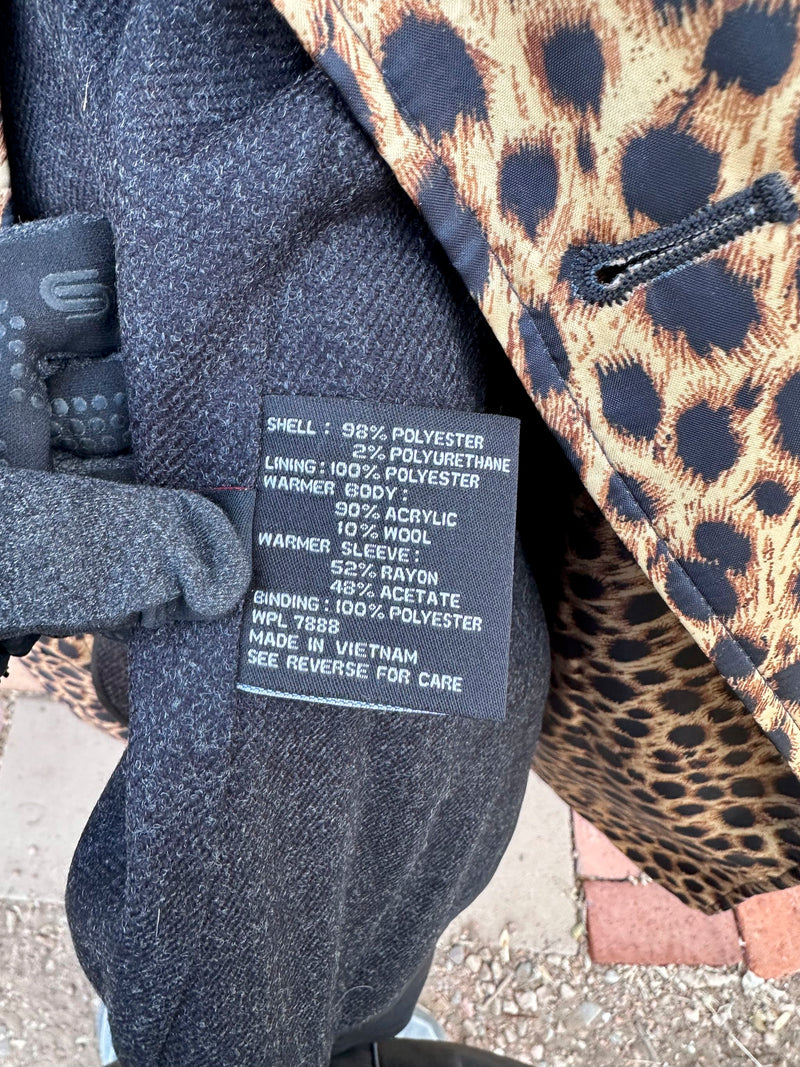 Anne Klein Leopard Print Spy Coat - 12