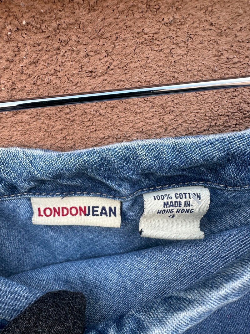 Y2K London Jean Denim Skirt - 4