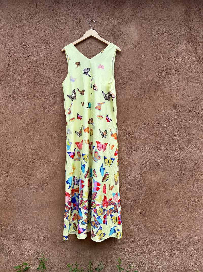 Yellow Butterfly Sun Dress