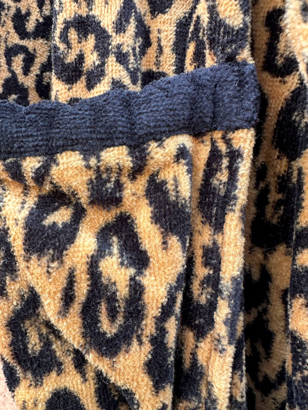 Cheetah Print 80's Bath Robe by Cypress