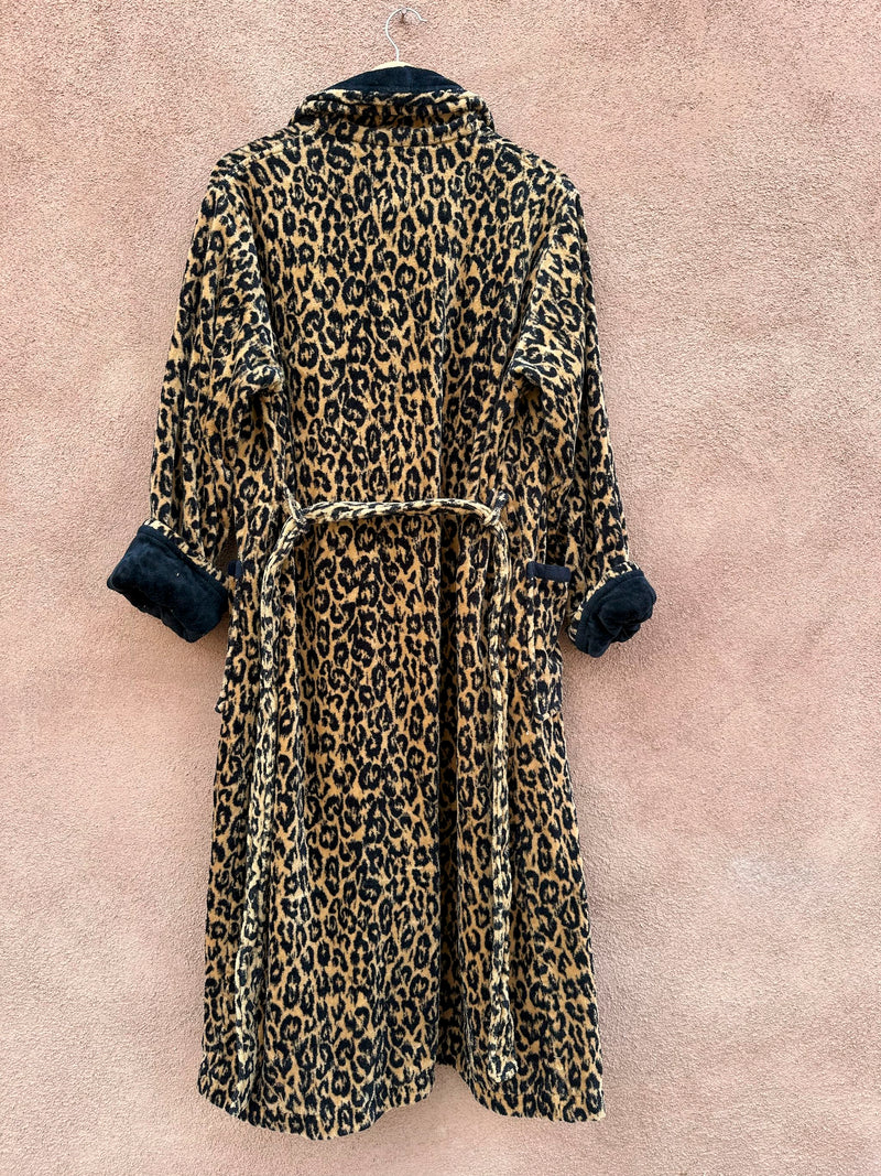 Cheetah Print 80's Bath Robe by Cypress