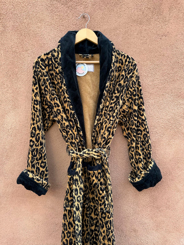 Cheetah Print 80's Bath Robe by Cypress