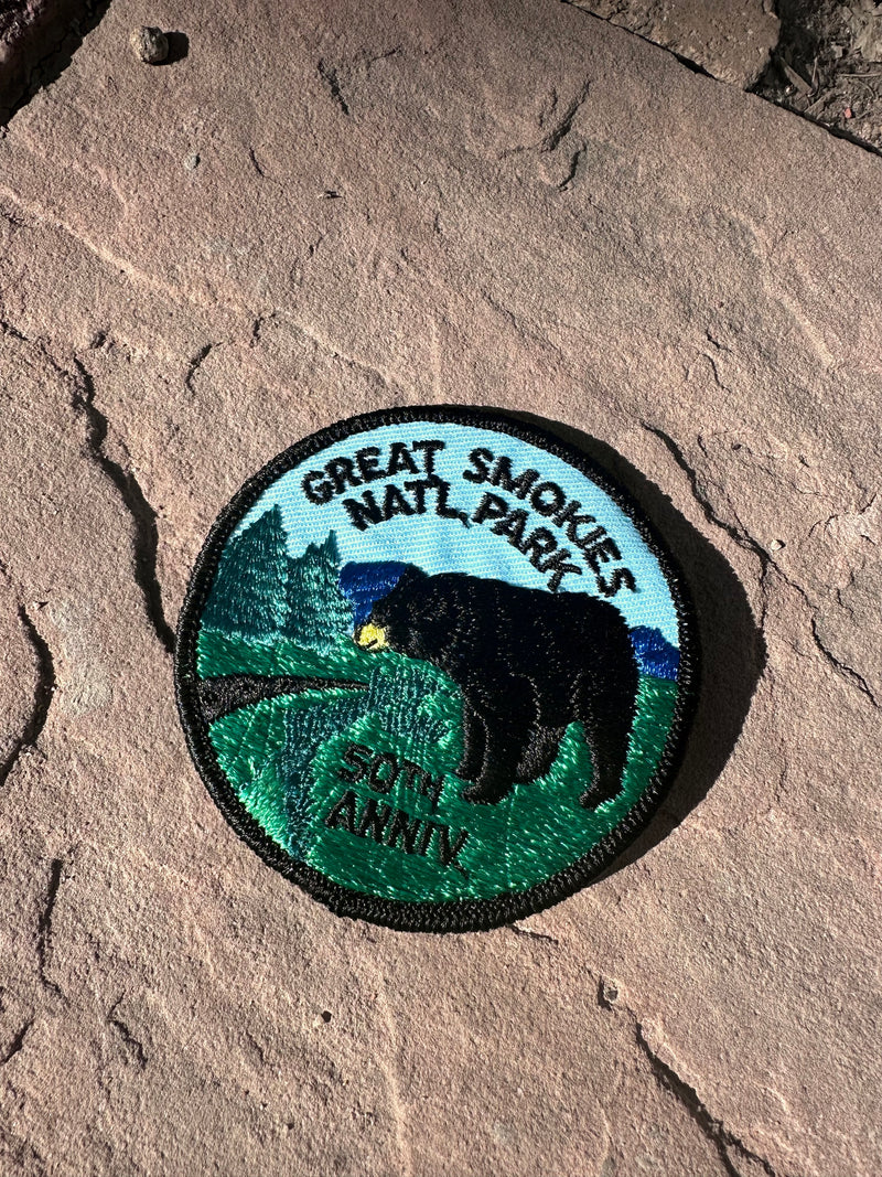 Great Smokies 50th Anniversary Bear Patch