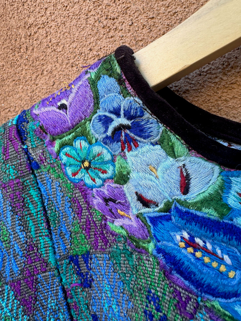 Guatemalan Textile Embroidered Dress - as is