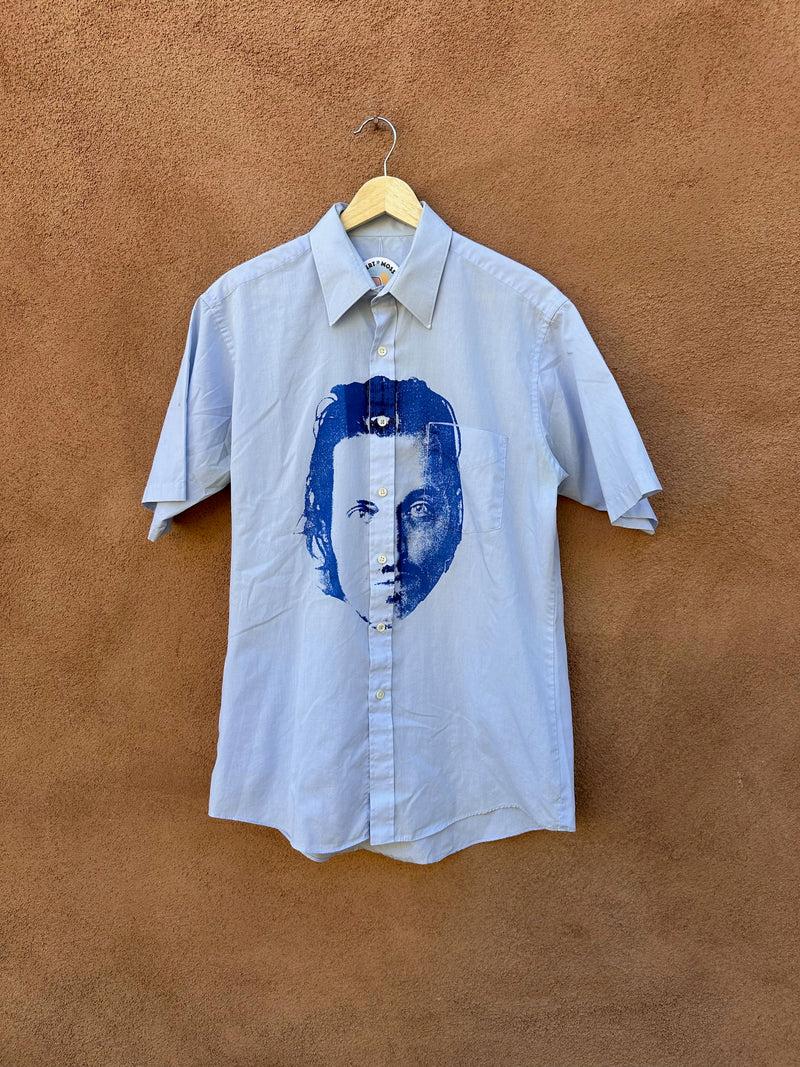 Silk Screen Vincent Gallo One of a Kind Shirt