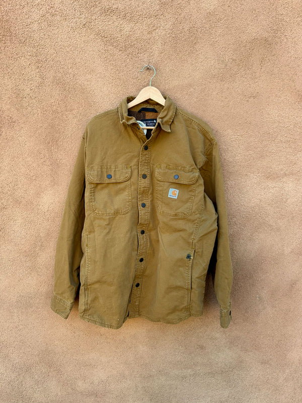 Fleece Lined Carhartt Jacket - Large - as is