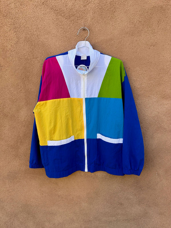 1980's Color Block Windbreaker