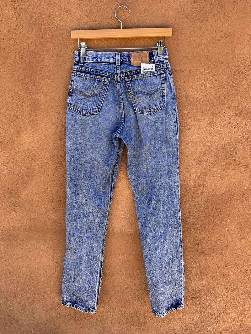 Acid Wash Levi's Jeans, Made in USA, Waist: 26