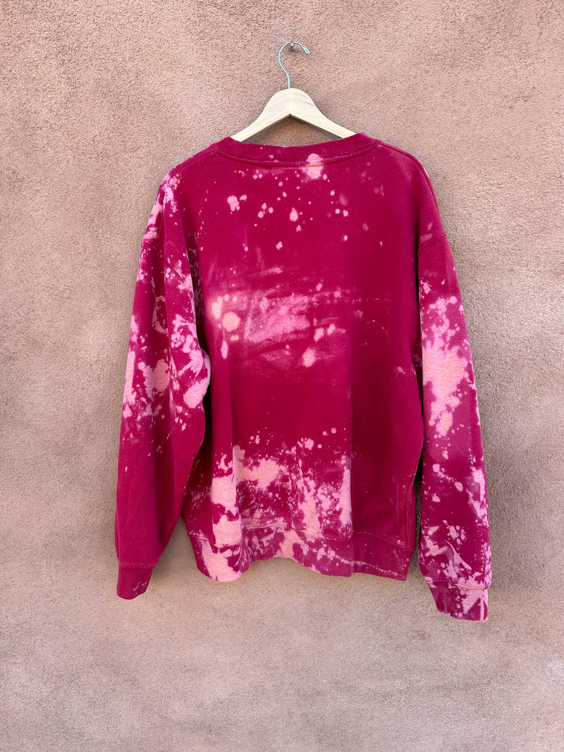 Oklahoma Sooners Bleach Dyed Sweatshirt