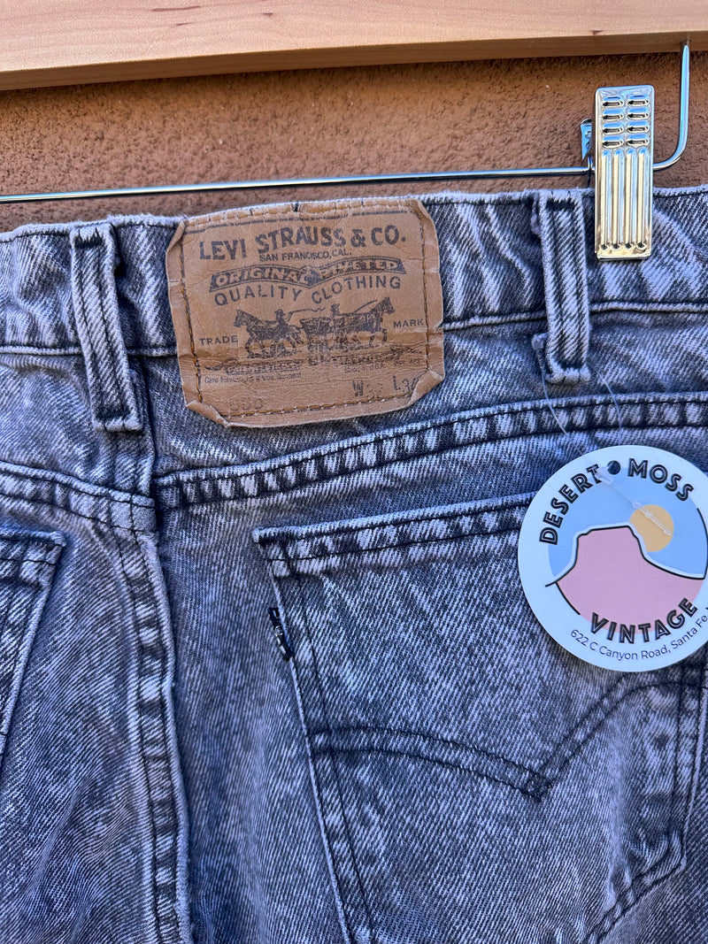 1980's Acid Wash Levi's 757, Made in USA 32 x 34