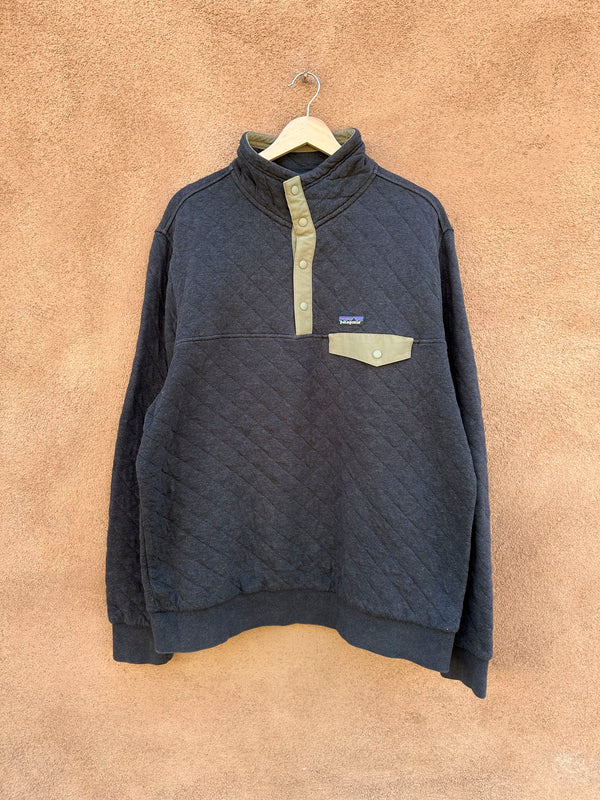 Patagonia Organic Cotton Gray & Tan Fleece