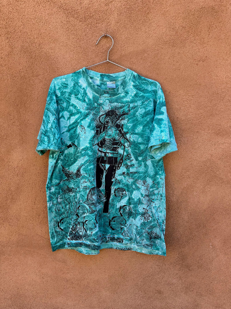 All Over Print Lobster Diving T-shirt