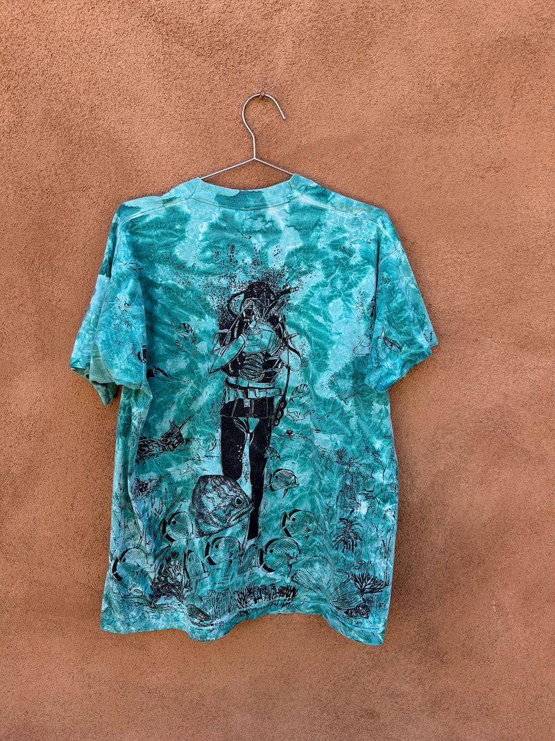 All Over Print Lobster Diving T-shirt