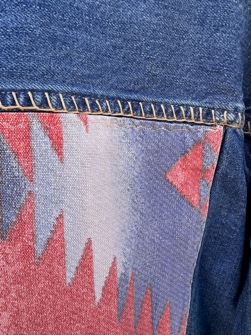 Liz Claiborne Denim Jacket with Denim Southwest Details