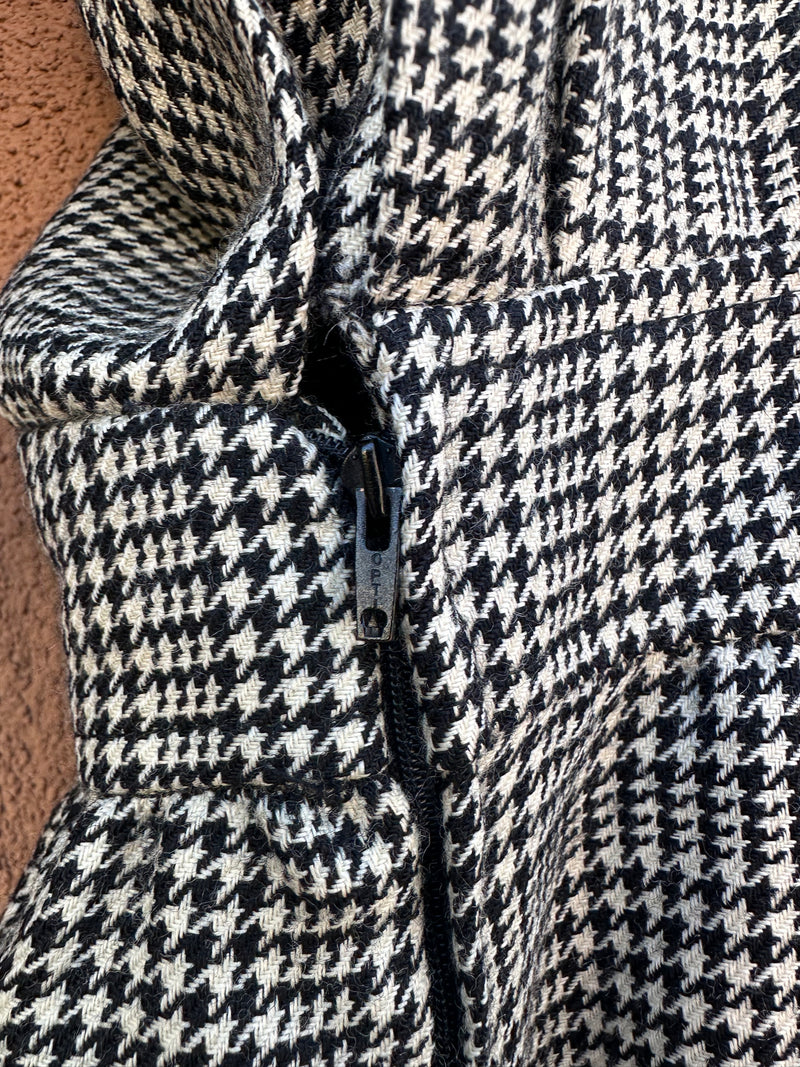 Emanuel Ungaro Houndstooth Wool Dress