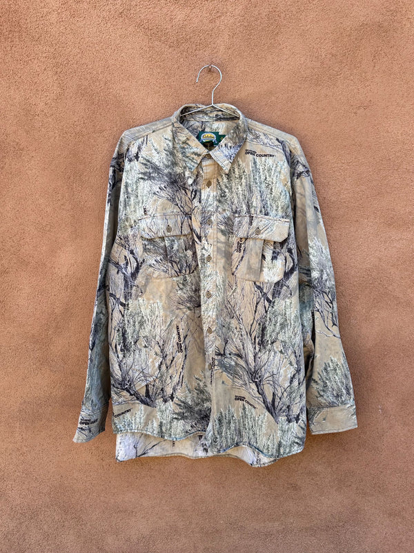 Cabela's Open Country Brush Camo Shirt - XLT