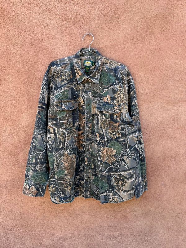 Cabela's Camo Seclusion 3D Button Up Shirt - XLT