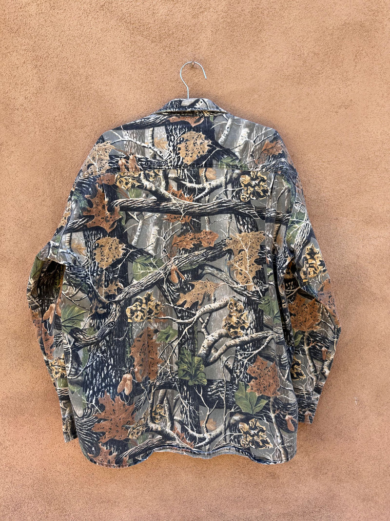 Cabela's Seclusion 3D Camo Button Up Shirt - XLT