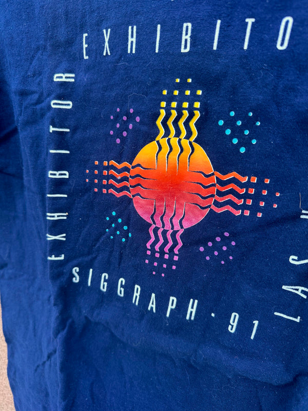 Siggraph 1991 Computer Graphics Las Vegas T-shirt