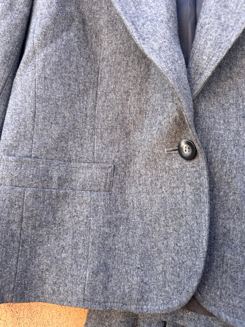 Gray Pendleton Wool Suit - 18