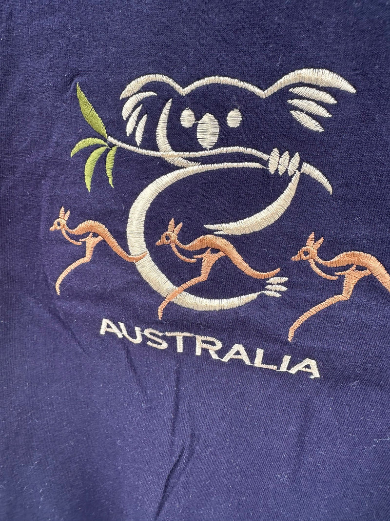 Embroidered Kangaroo & Koala Australia T-shirt