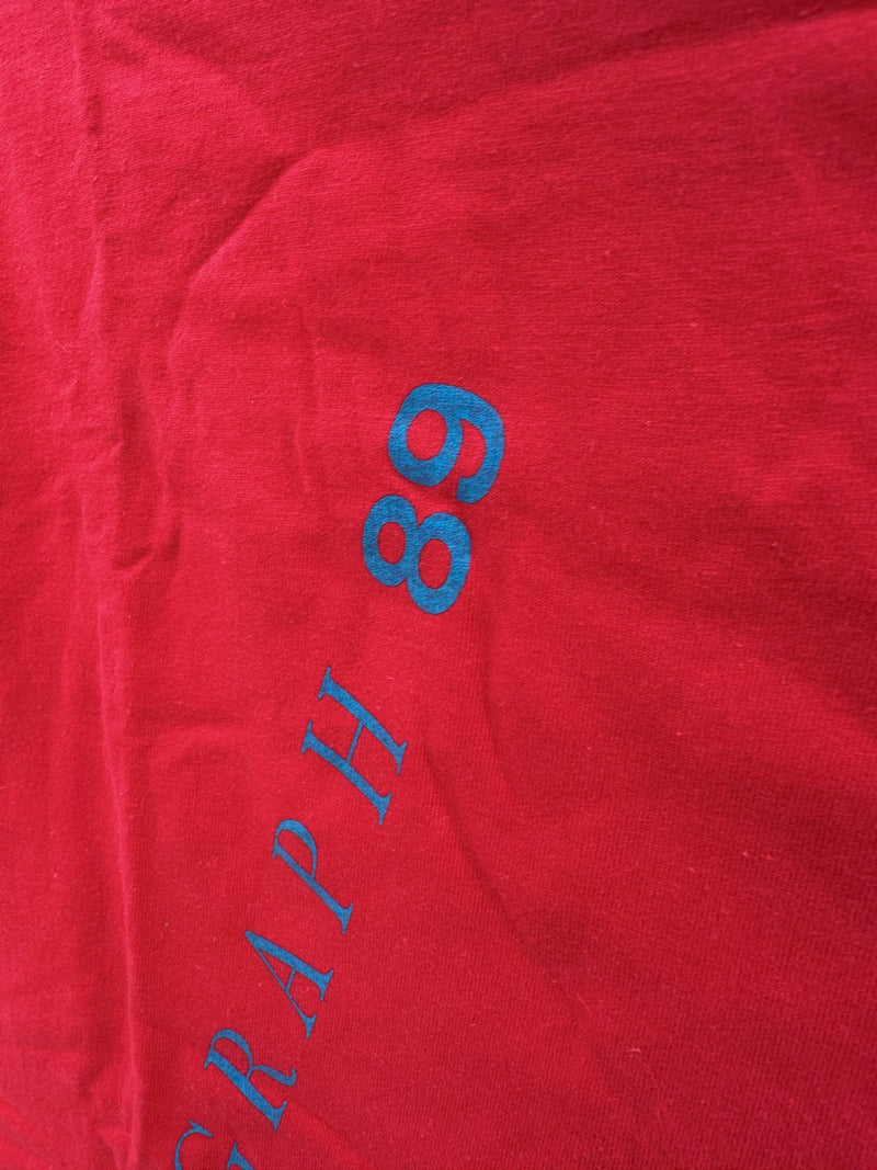 Red 1989 Siggraph Boston Computer Graphics T-shirt