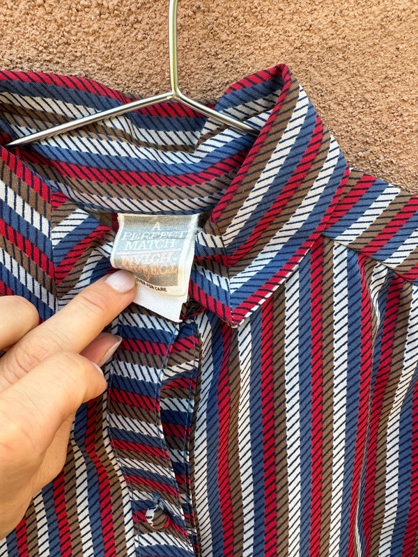 A Perfect Match Striped Blouse