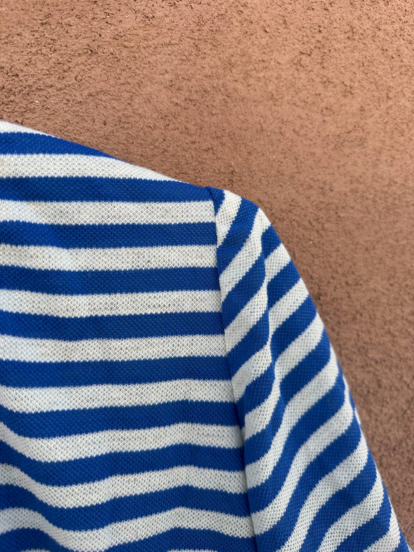 1970's Blue & White Striped T-shirt