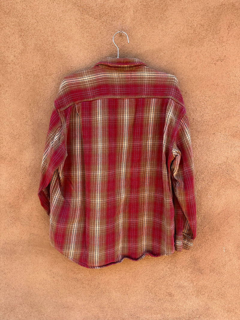 90's Warm Tone Plaid St. John's Bay Flannel