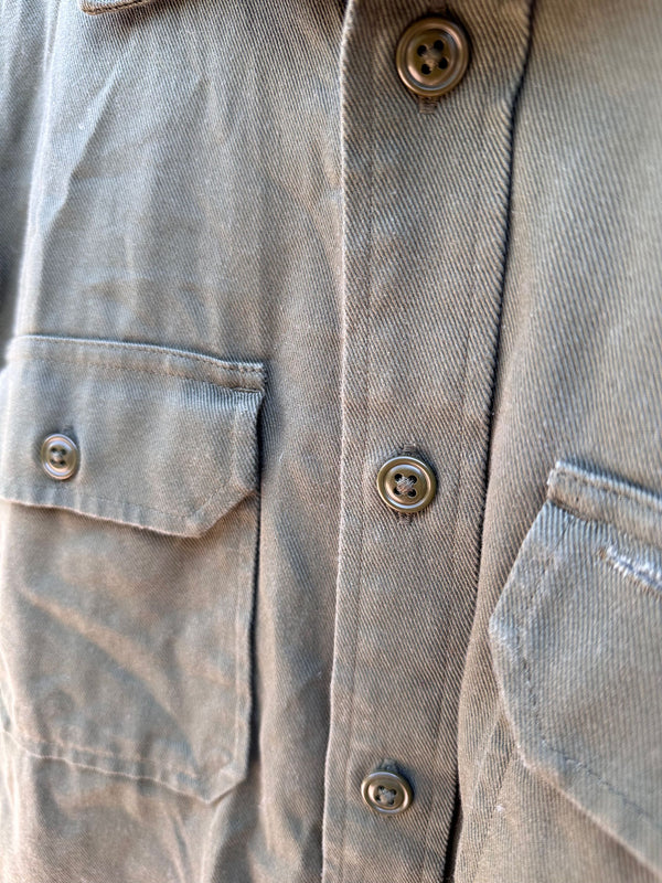 Drab Olive Filson Button Up Shirt