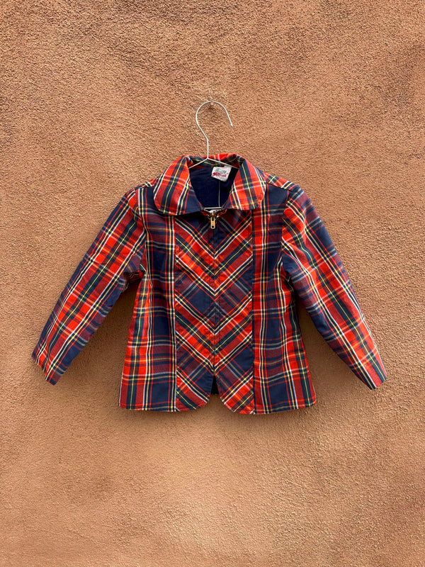 Kid's Millbrook Plaid 1950's Jacket