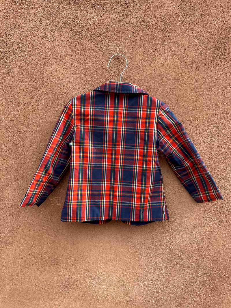 Kid's Millbrook Plaid 1950's Jacket