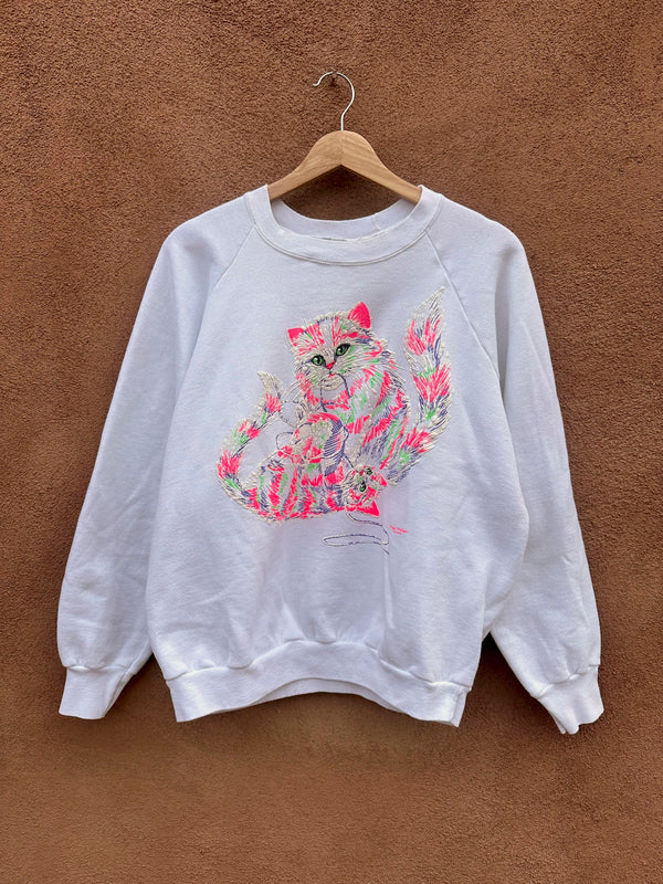 Puffpaint Pink Pussycats Sweatshirt