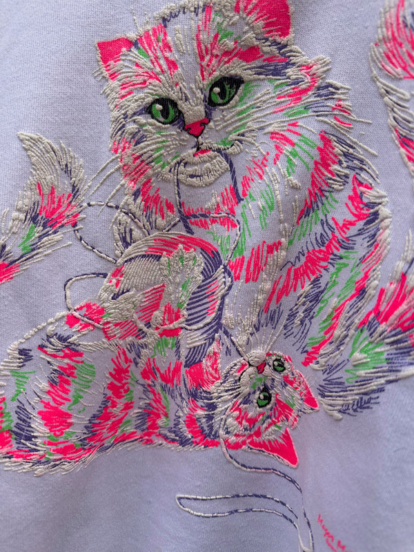 Puffpaint Pink Pussycats Sweatshirt